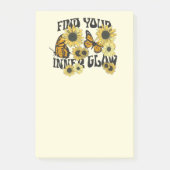 ヴィンテージ |内側の光彩を見つける ポストイット (正面)