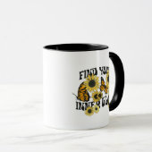 ヴィンテージ |内側の光彩を見つける マグカップ (正面右)