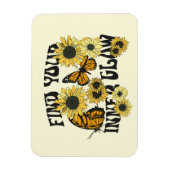 ヴィンテージ |内側の光彩を見つける マグネット (縦)