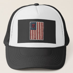 ヴィンテージ 円周率 アメリカ国旗 数学教師 Tシャツ デザイン キャップ