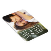 ヴィンテージ |写真の日付の保存 マグネット (右側)