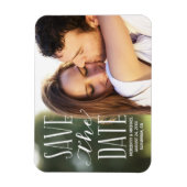 ヴィンテージ |写真の日付の保存 マグネット (縦)