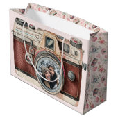 ヴィンテージ(写真付き) ラージペーパーバッグ (裏面アングル)