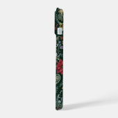 ヴィンテージ 冬のボタニカル iPhoneケース iPhone 15ケース (左側面)