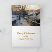 ヴィンテージ 冬 クリスマス 雪景色 (内部)