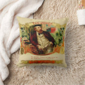 ヴィンテージ「判事」シガーラベル クッション (ブランケット)