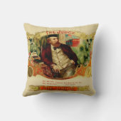 ヴィンテージ「判事」シガーラベル クッション (裏面)