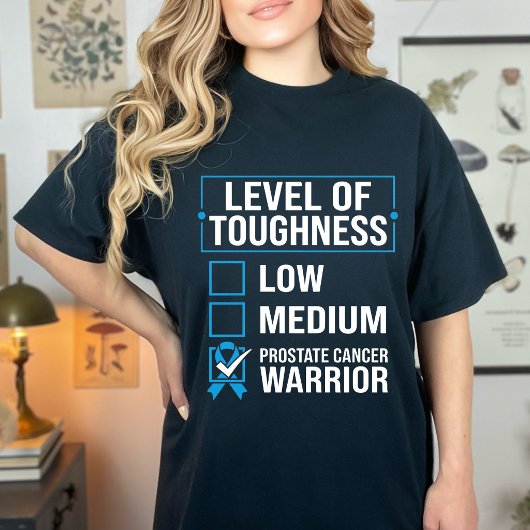 ヴィンテージ 前立腺がん アウェアネス 戦士 強さ Tシャツ
