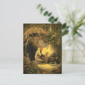 ヴィンテージ、動機 – 仙人グリルチキン ポストカード (スタンド正面)