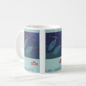 ヴィンテージ 十二星座 占星術 てんびん座 星図 コーヒーマグカップ (正面左)