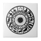 ヴィンテージ 十二星座 輪 タイル (正面)