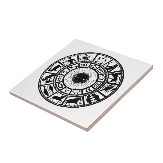 ヴィンテージ 十二星座 輪 タイル (側面)