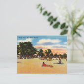 ヴィンテージ、南ビーチ、鍵西部、フロリダ旅行 ポストカード (スタンド正面)