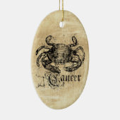 ヴィンテージ〔占星術の〕十二宮図がん セラミックオーナメント (右)