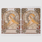 ヴィンテージ〔占星術の〕十二宮図のコラージュの切り離し 薄葉紙 (正面)