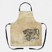 ヴィンテージ〔占星術の〕十二宮図タウラス エプロン (正面)