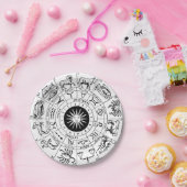 ヴィンテージ〔占星術の〕十二宮図ホイール ペーパープレート (パーティー)