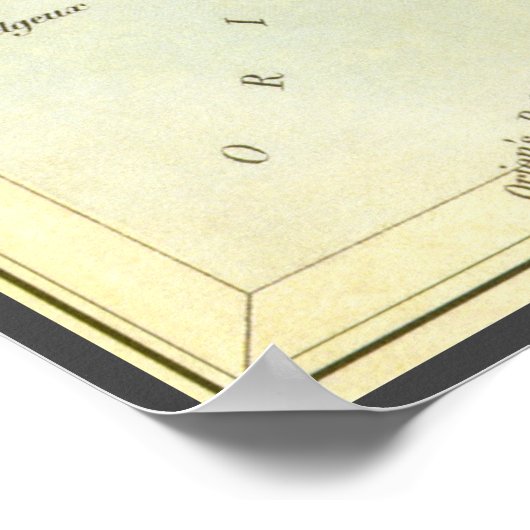 ヴィンテージ〔占星術の〕十二宮図占星術タウラスブル星座 ポスター (角)