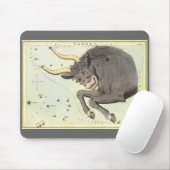 ヴィンテージ〔占星術の〕十二宮図占星術タウラスブル星座 マウスパッド (マウス)