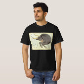 ヴィンテージ〔占星術の〕十二宮図占星術タウラスブル星座 Tシャツ (正面フル)