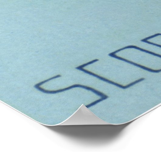 ヴィンテージ〔占星術の〕十二宮図占星術、蠍座星座 ポスター (角)