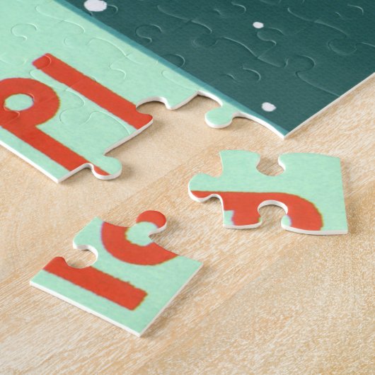 ヴィンテージ〔占星術の〕十二宮図星占いカニ星座 ジグソーパズル (側面)