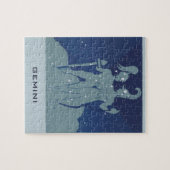 ヴィンテージ〔占星術の〕十二宮図星占いジェミニツイン星座 ジグソーパズル (横)