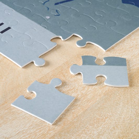 ヴィンテージ〔占星術の〕十二宮図星占いジェミニツイン星座 ジグソーパズル (側面)