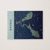 ヴィンテージ〔占星術の〕十二宮図星占い魚座 ジグソーパズル (横)