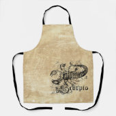 ヴィンテージ〔占星術の〕十二宮図蠍座 エプロン (正面)