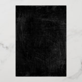 ヴィンテージ〔占星術の〕十二宮図魚座 箔招待状 (裏面)