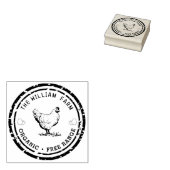 ヴィンテージ⎢卵スタンプ ラバースタンプ (押印)