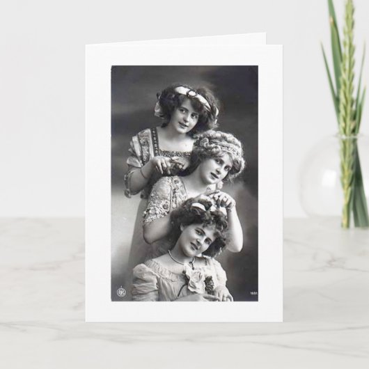 ヴィンテージ – 友だちはチョコレートチップのようなものだ。 カード (正面)