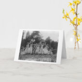 ヴィンテージ – 友人は我々を持ち上げる天使だ。 カード (黄色い花)