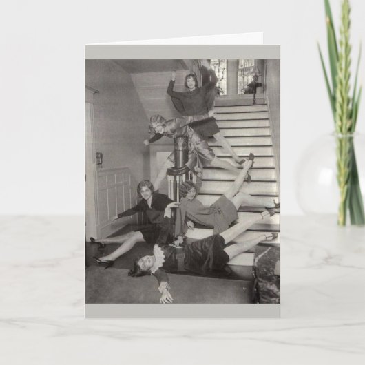 ヴィンテージ-友人-そんなに今夜おもしろい! 、 カード (正面)