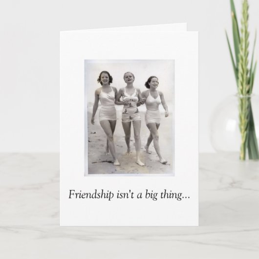 ヴィンテージ – 友情は100万物。 カード (正面)
