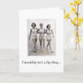 ヴィンテージ – 友情は100万物。 カード (黄色い花)