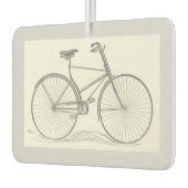 ヴィンテージ、古いファッションド自転車の描写 カーエアーフレッシュナー (左)