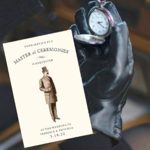 ヴィンテージ  司会者 招待状