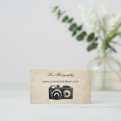 ヴィンテージ 名刺 (スタンド正面)