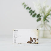 ヴィンテージ 名刺 (スタンド正面)