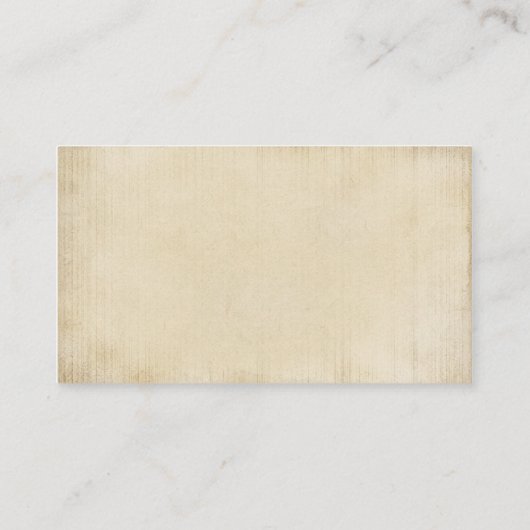 ヴィンテージ 名刺 (裏面)