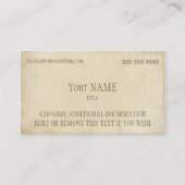 ヴィンテージ 名刺 (正面)