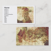 ヴィンテージ 名刺 (正面/裏面)