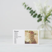 ヴィンテージ 名刺 (スタンド正面)