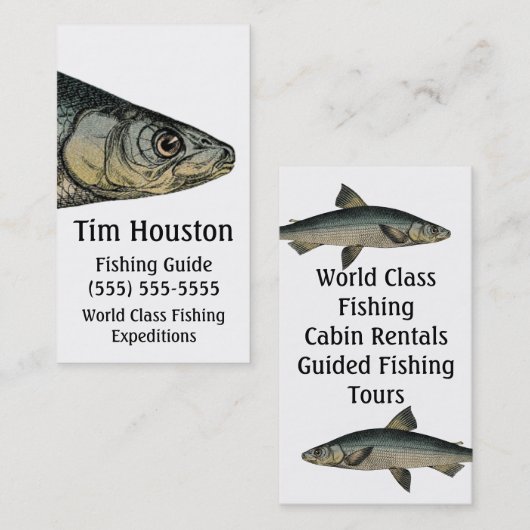 ヴィンテージ 名刺 (正面/裏面)