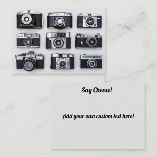 ヴィンテージ 名刺 (正面/裏面)