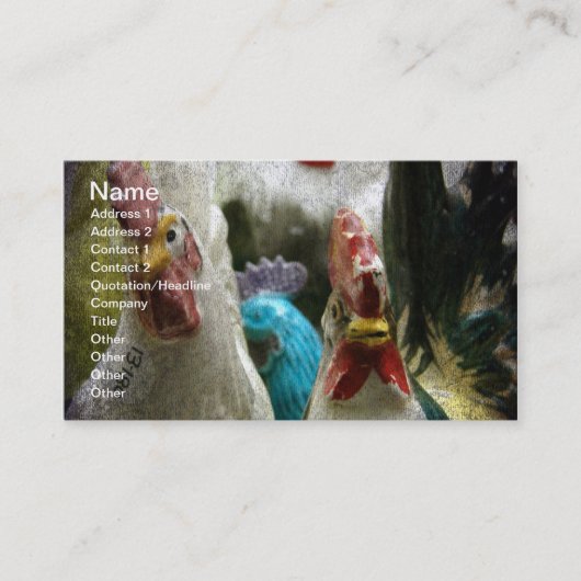 ヴィンテージ 名刺 (正面)