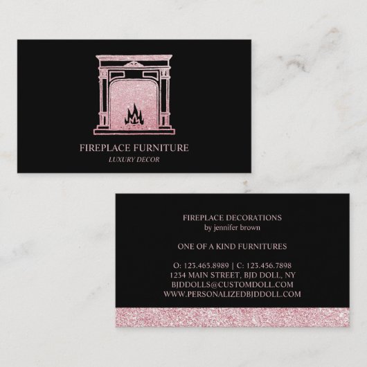 ヴィンテージ 名刺 (正面/裏面)