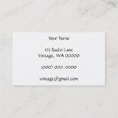 ヴィンテージ 名刺 (裏面)